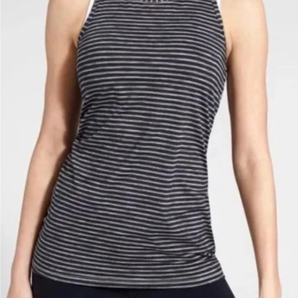 Striped Black and White Women's Top